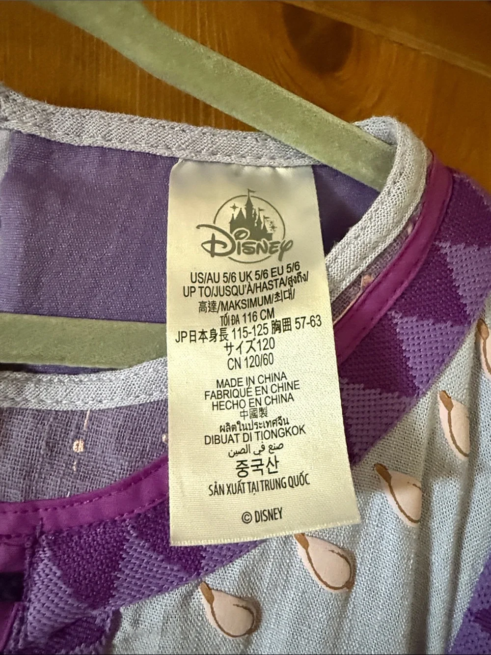 Disney Wish Purple and Lavender Princess Dress Costume